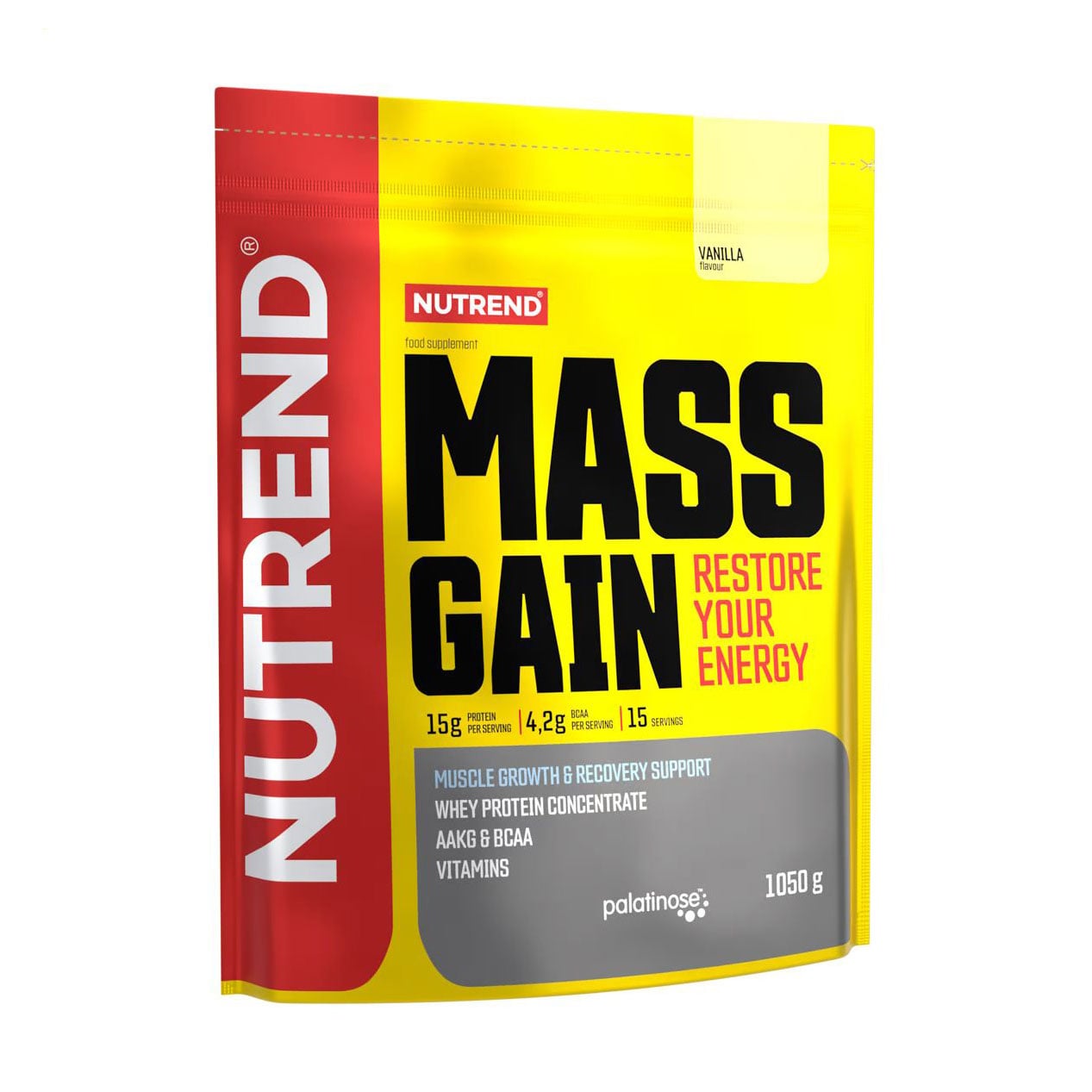 Гейнер Nutrend Mass Gain Ваніль, в порошку, 1.05 кг